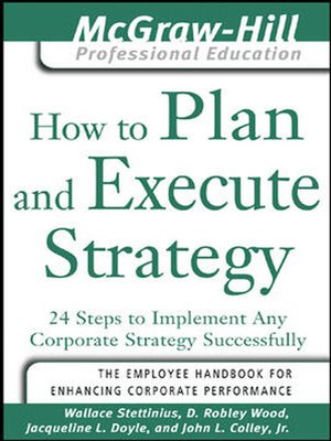 cover image of How to Plan and Execute Strategy